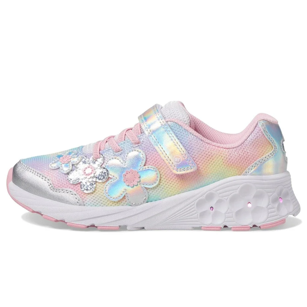 Stride Rite Lighted Glimmer 2.0 CG037302 Girls 2 Wide Multi Casual Shoes RHS9470
